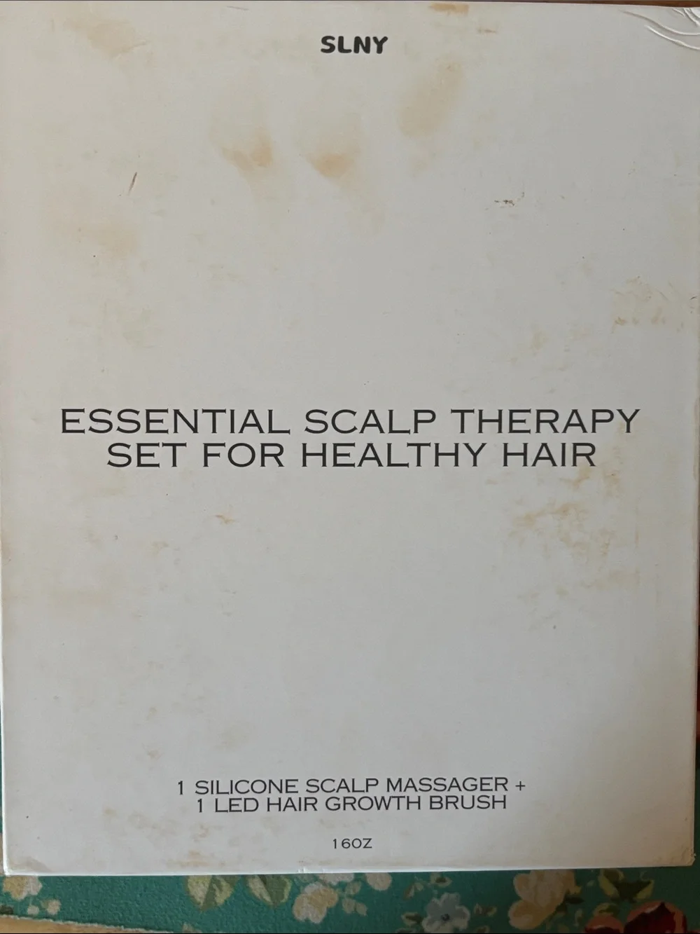 LED Hair Growth Stimulating Brush, Red and Blue Light Scalp Therapy, NWT
